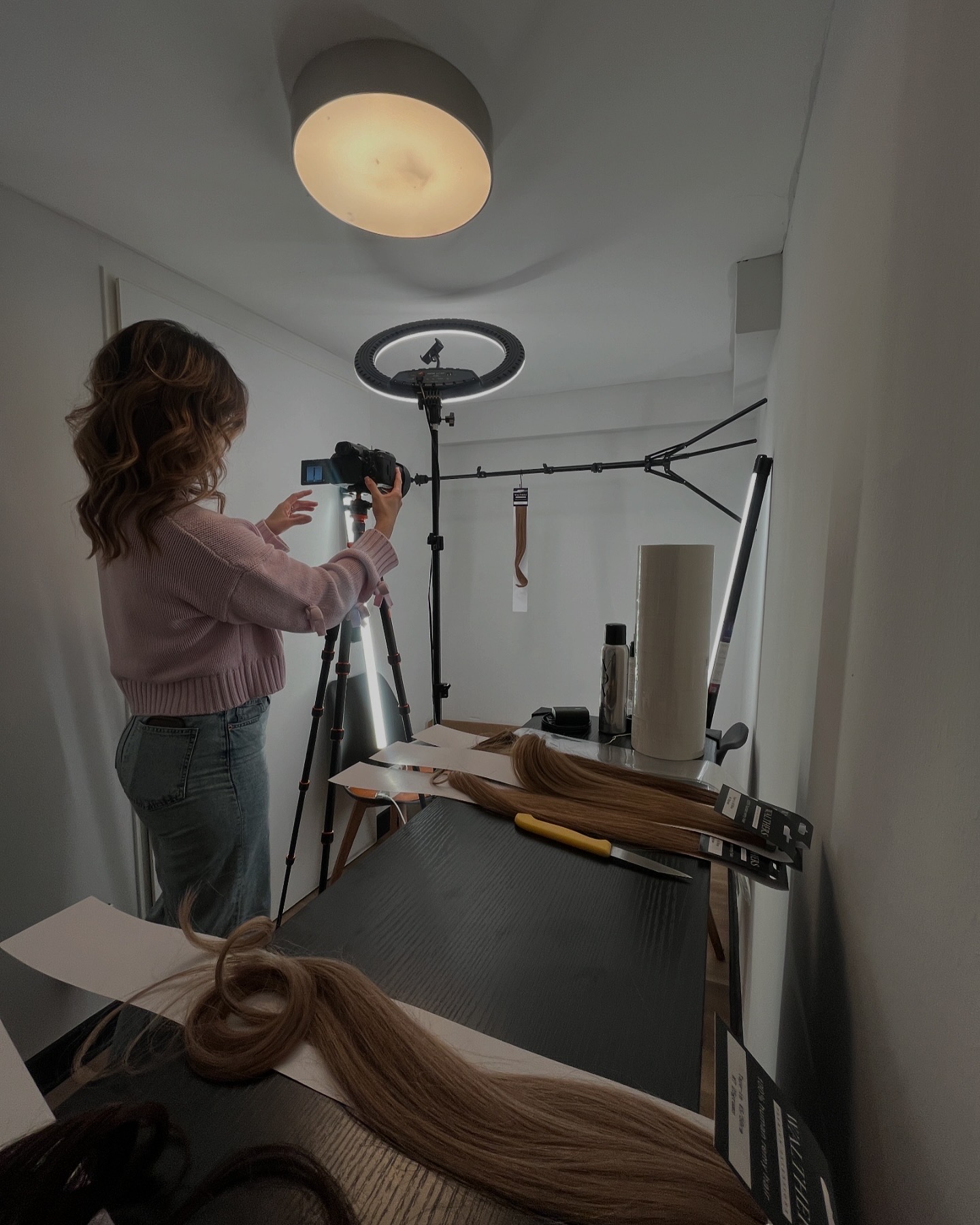 Professionelles Content Creation Setup für die Instagram Academy für Friseur:innen